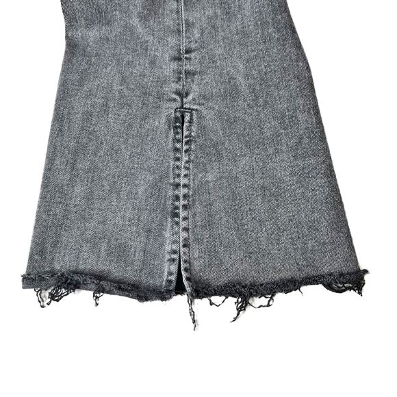 Free People We The Free Level Up Slit Slim Flare Jeans Ridge Grey size 32 - Picture 12 of 16